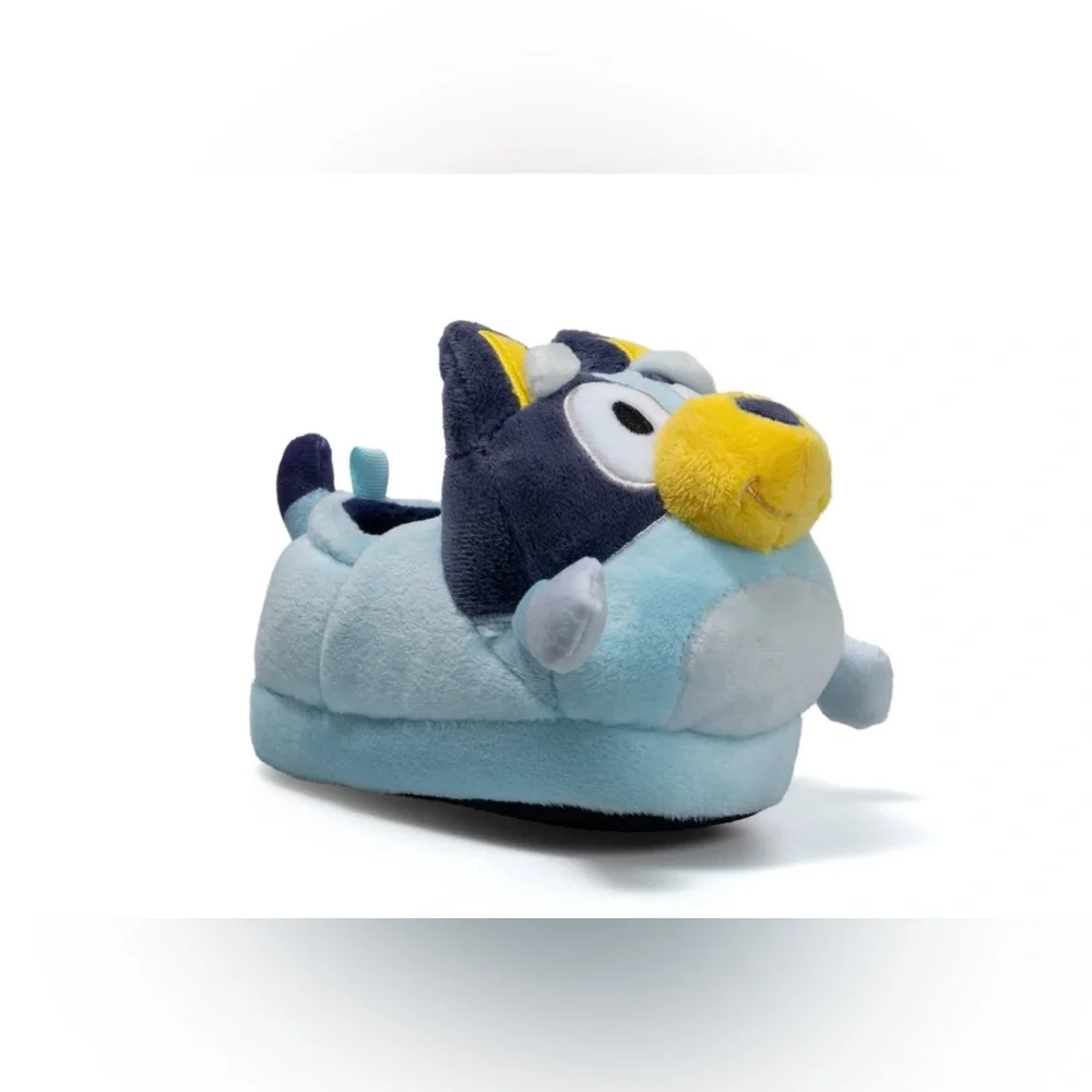 Bluey‎ Bingo Plush Slippers Toddler Boys 7/8 Soft House Shoes NWT